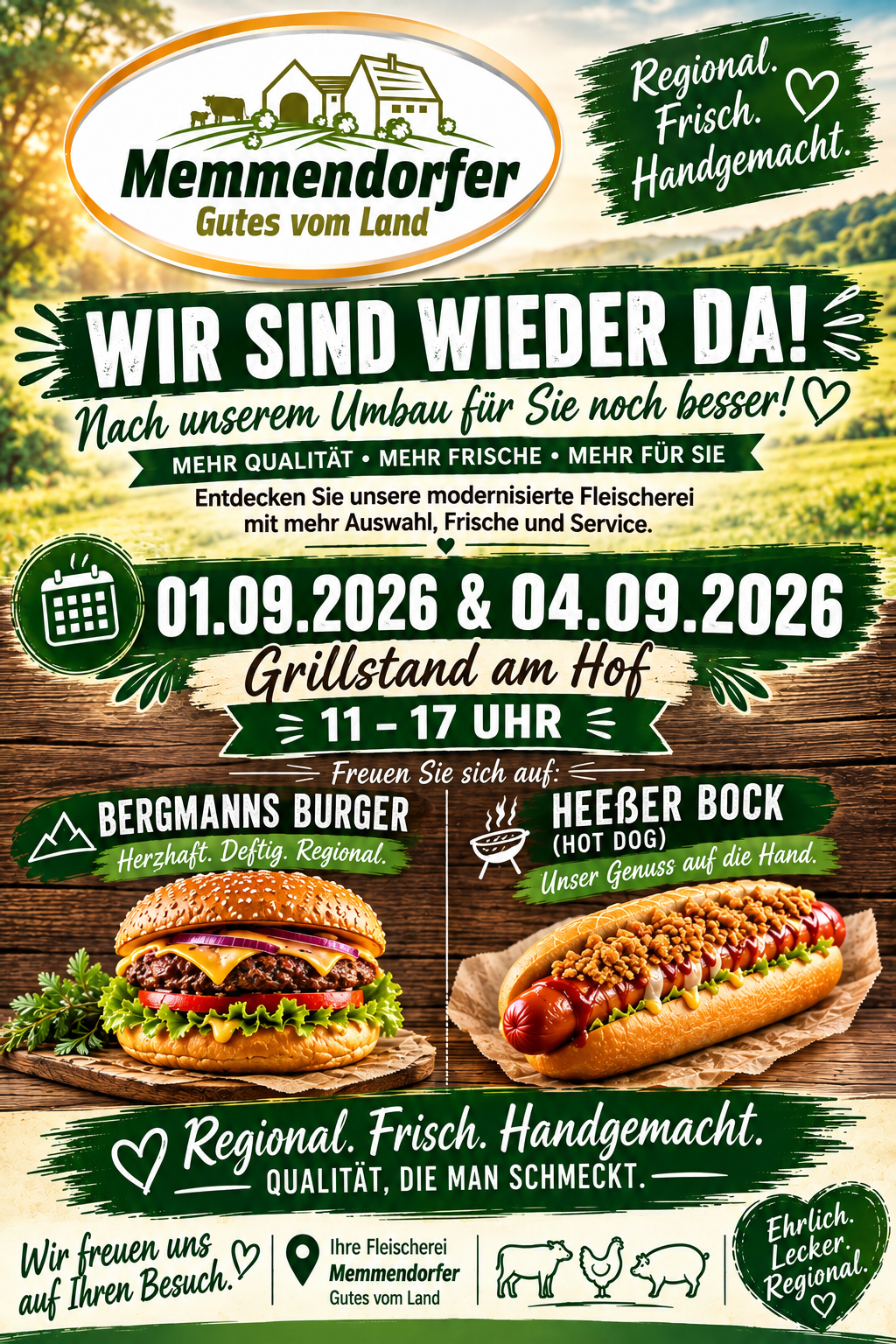 Hofladen Memmendorf nach Umbau wieder geöffnet!