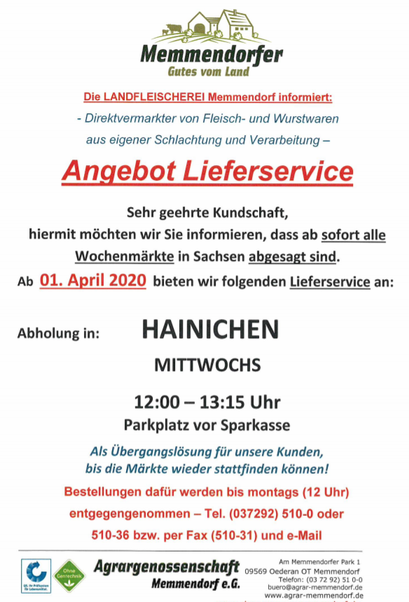 Angebot Lieferservice Hainichen Angebot Lieferservice Hainichen